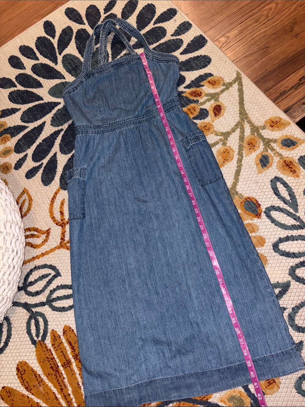 Madewell denim Apron Dress size 4 - Picture 2 of 8